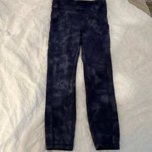 Lululemon tie dye leggings 6 7/8ths length